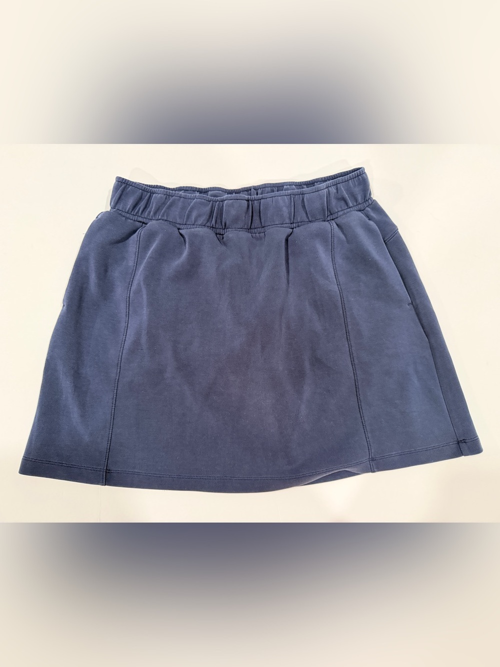 Mondetta Navy Elastic-Waist Mini Skirt (0023) - Picture 1 of 8